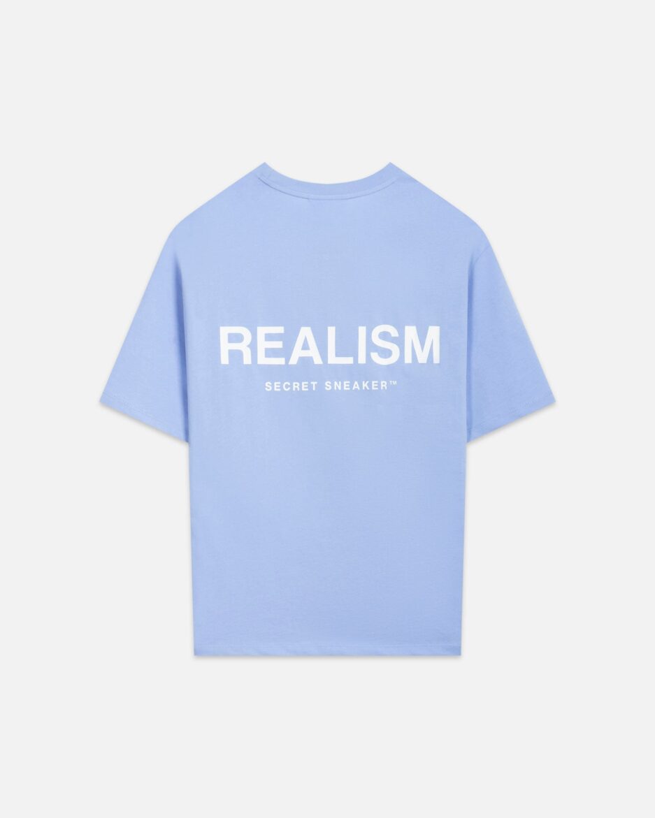 REALISM BACK LOGO TEE SKY PURPLE