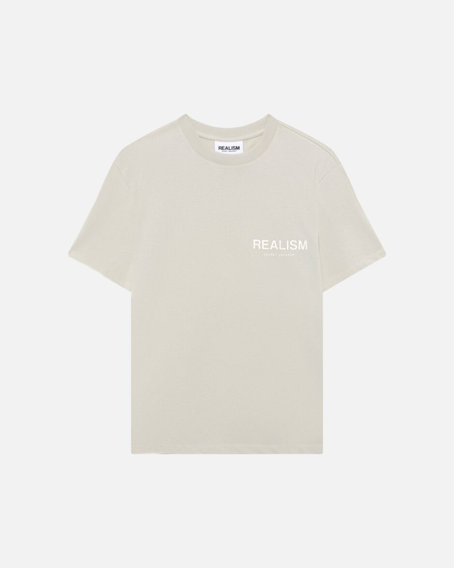 REALISM BACK LOGO TEE WHEAT