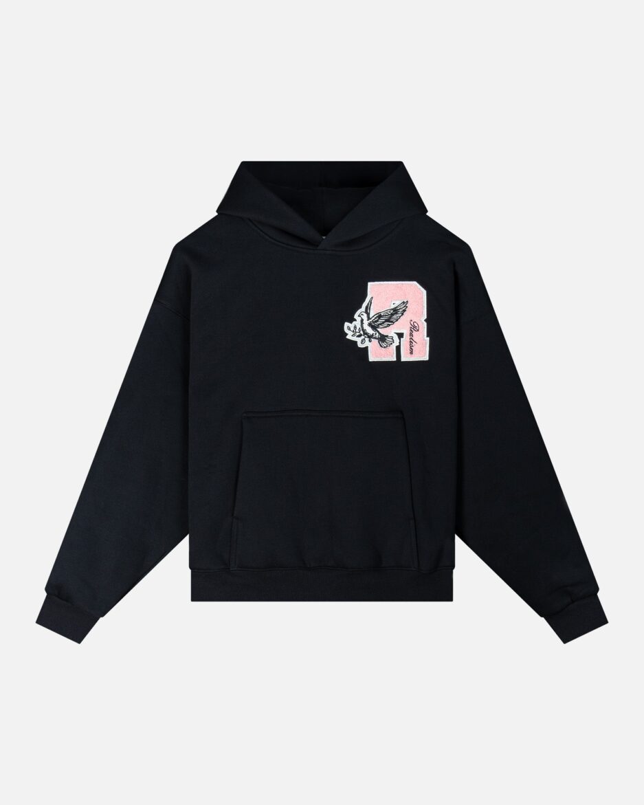 REALISM COLLEGE TEAM HOODIE MIDNIGHT PEACH