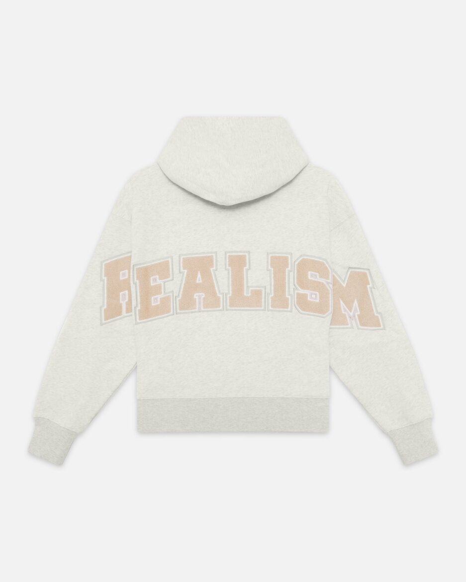 REALISM COLLEGE TEAM HOODIE OATMEAL