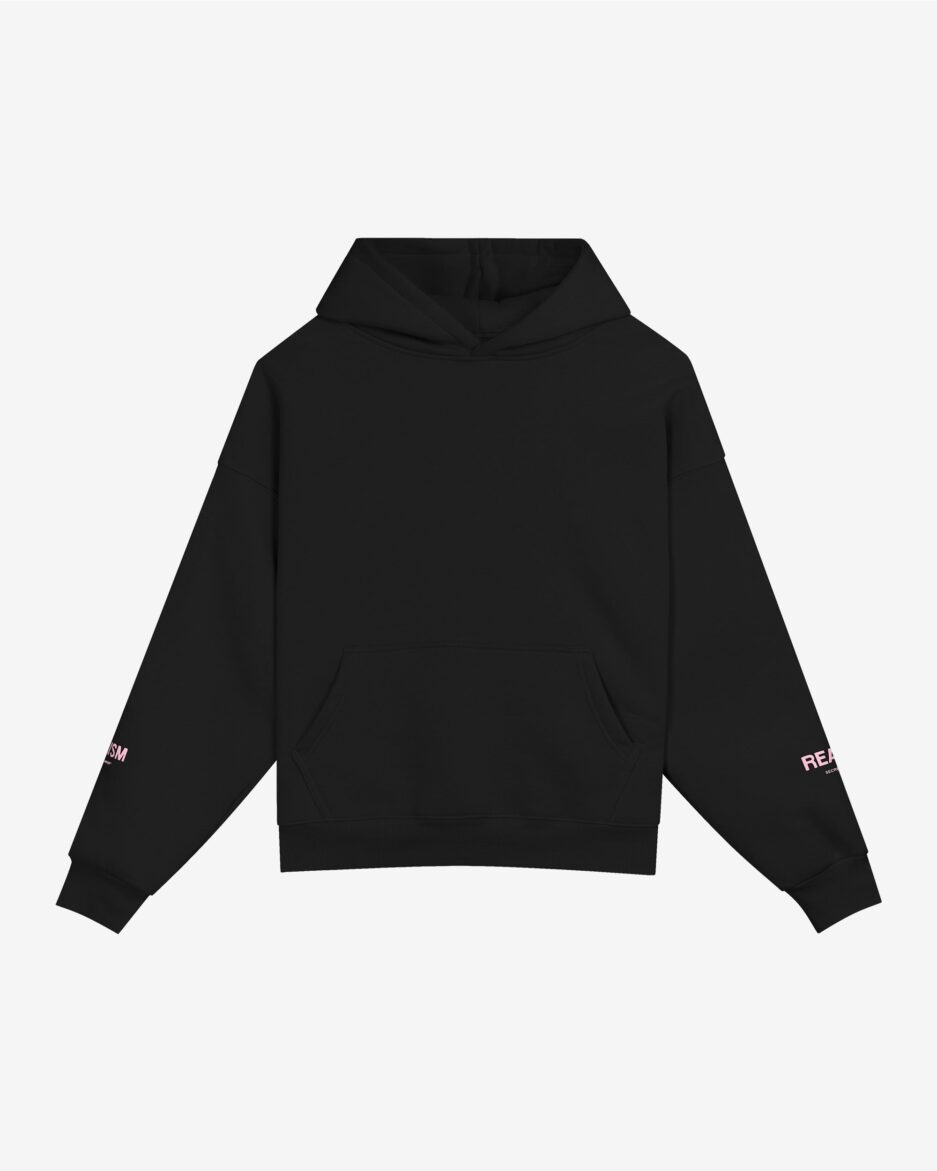 REALISM COURT BOXY HOODIE MIDNIGHT PEACH