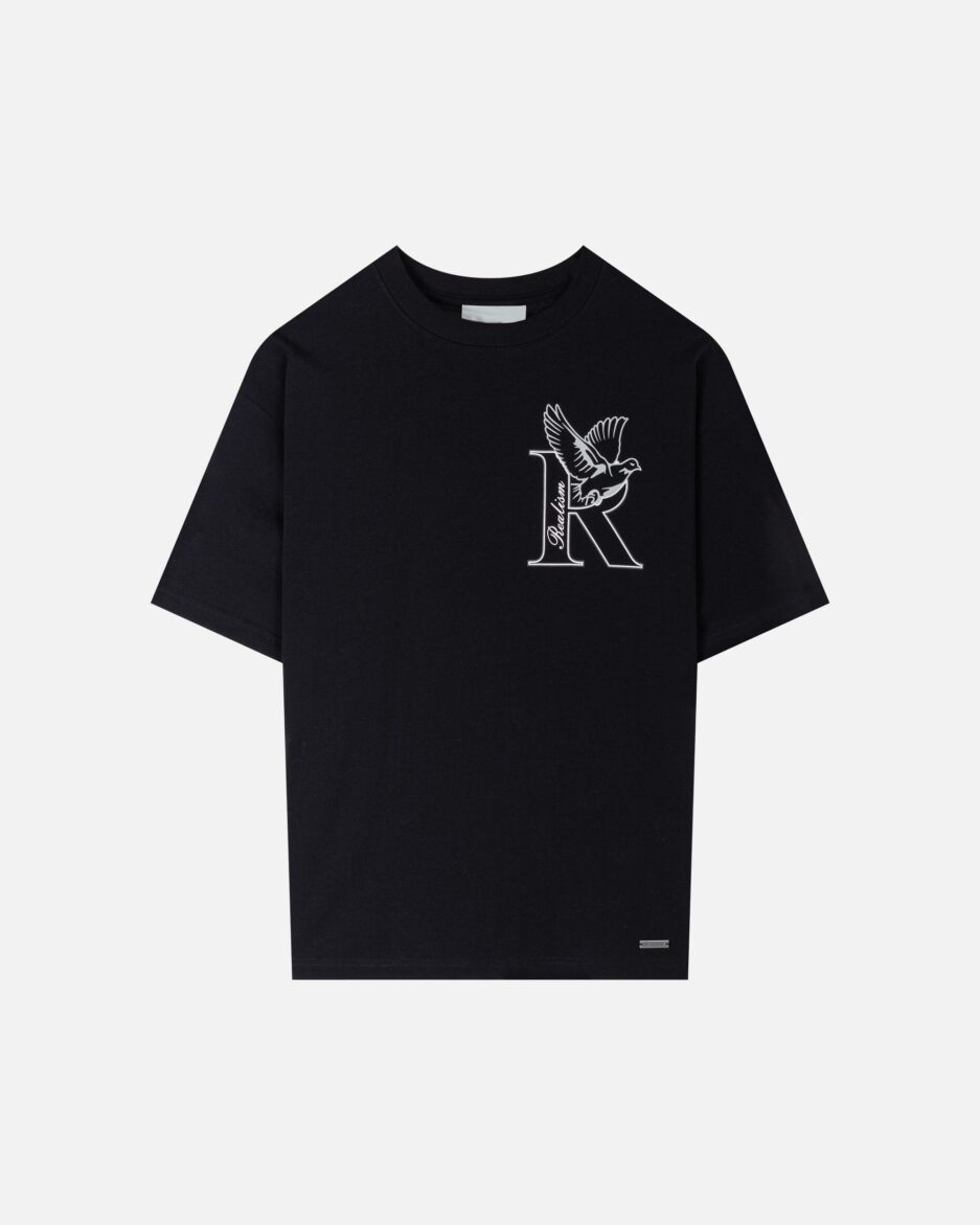 REALISM DOVE LOGO TEE MONOCHROME