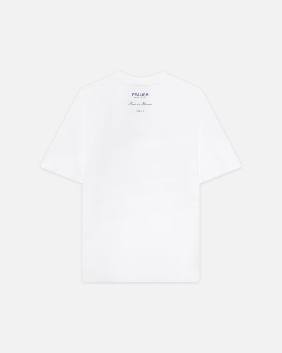 REALISM DOVE LOGO TEE WHITE