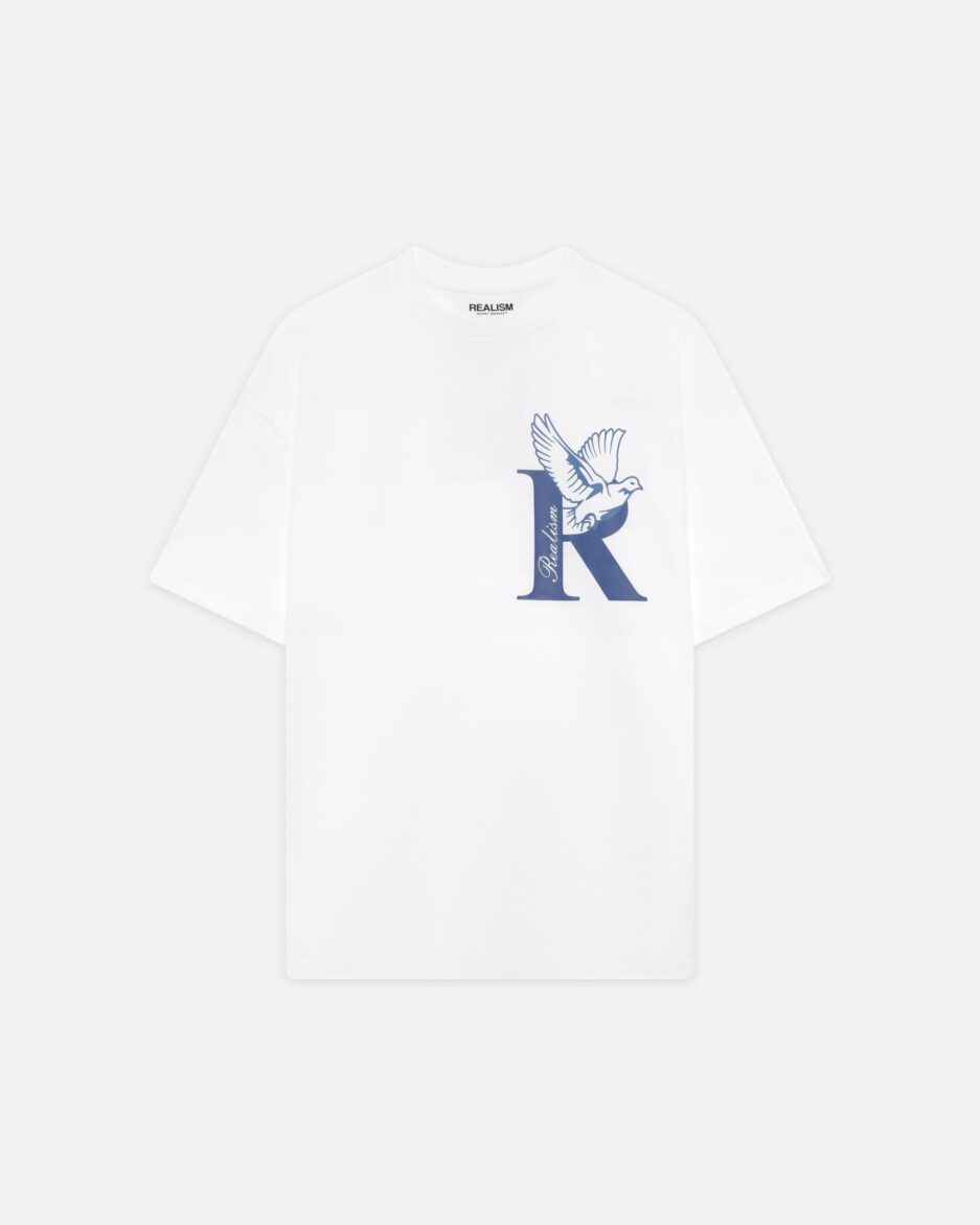 REALISM DOVE LOGO TEE WHITE