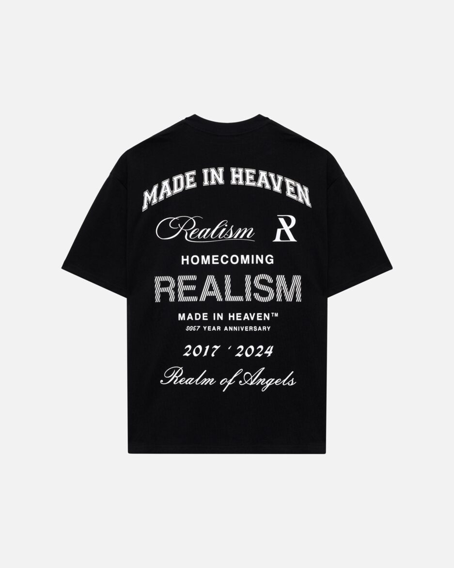 REALISM HOMECOMING TEE BLACK