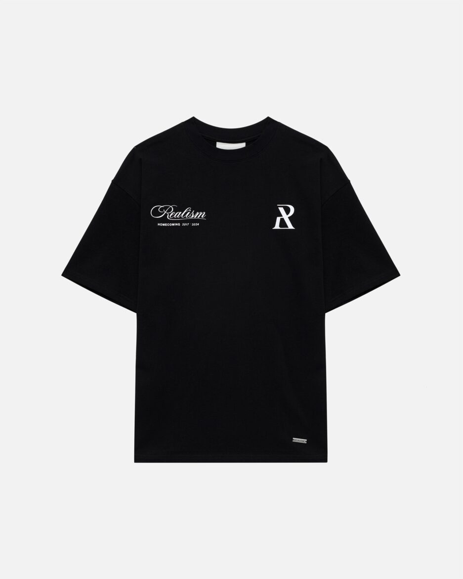 REALISM HOMECOMING TEE BLACK