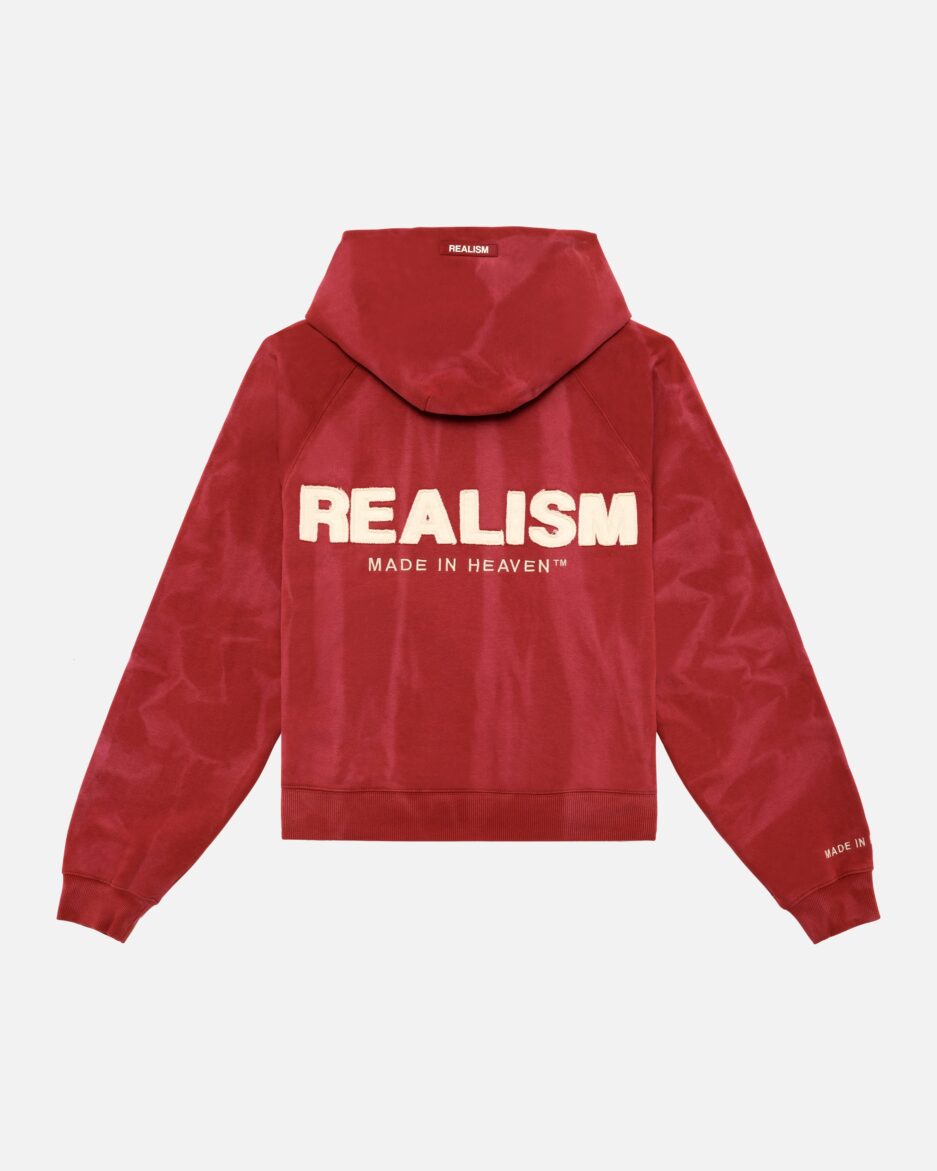 REALISM LEGACY HOODIE WASHED CARMINE