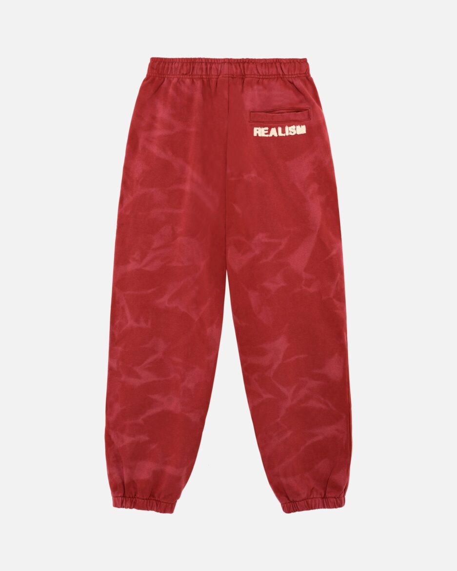 REALISM LEGACY SWEATPANTS WASHED CARMINE