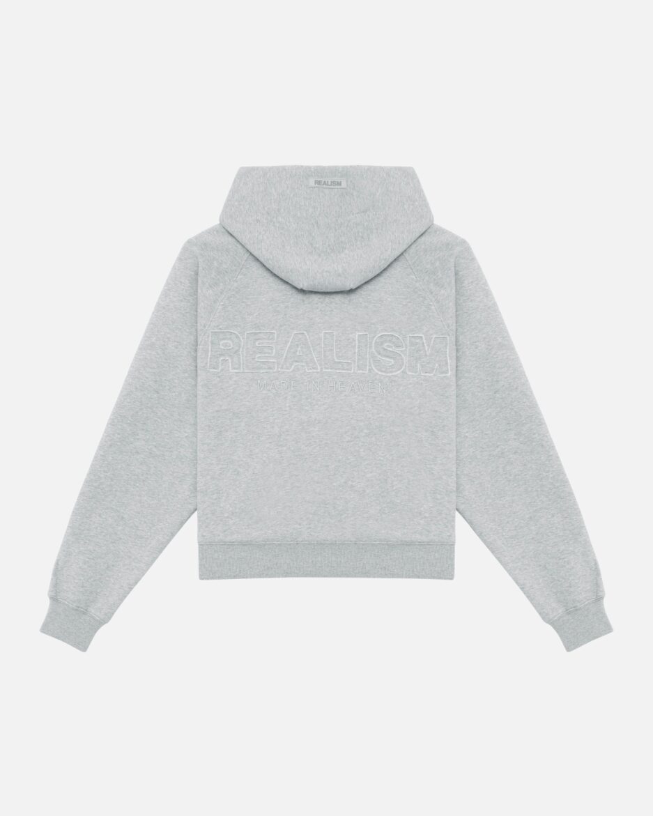 REALISM LEGACY ZIP HOODIE GREY MARLE