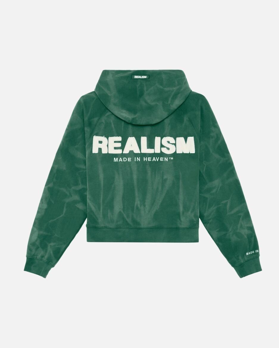 REALISM LEGACY ZIP HOODIE WASHED MOSS